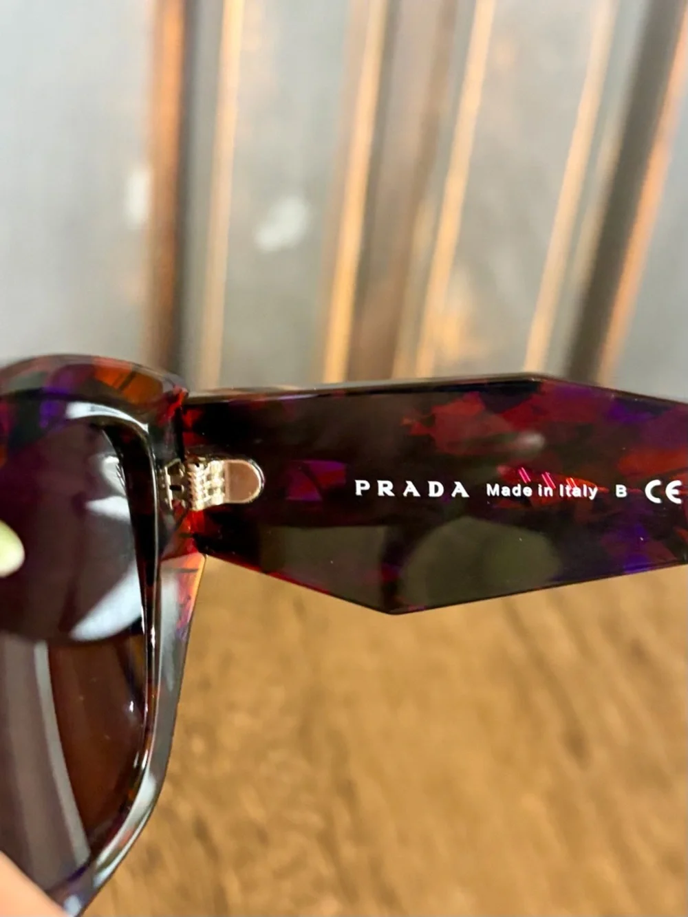 Prada – Sunglasses – Symbole PR 07YS – Honey Havana – Sz. OS - Picture 4 of 10